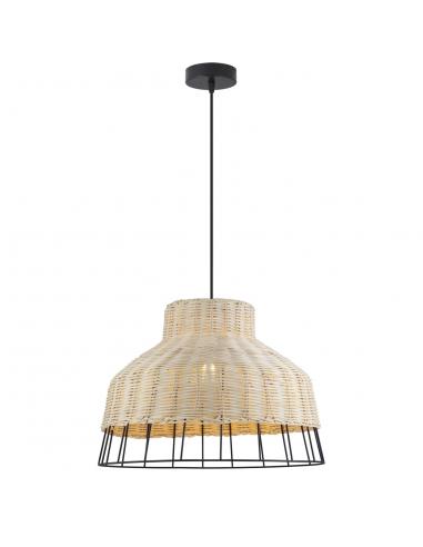 YADA METAL PENDANT - RATTAN 1 X 60W E-27