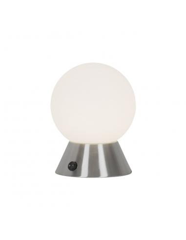 SOBREMESA BEN NIQUEL SAT- OPAL 1 X 40W E-14