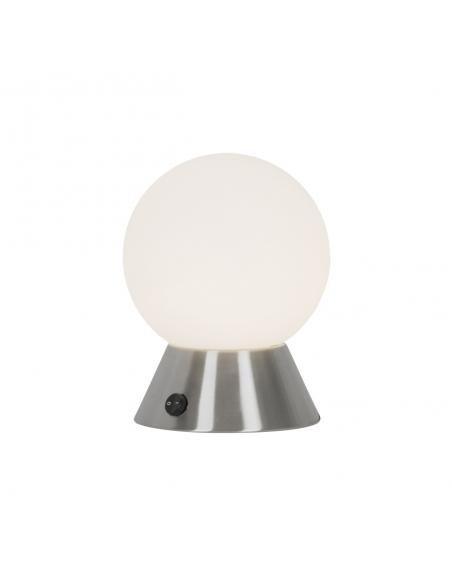 SOBREMESA BEN NIQUEL SAT- OPAL 1 X 40W E-14