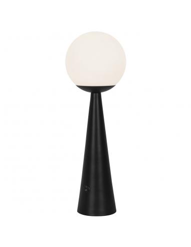 PATRICK BLACK-OPAL TABLE LAMP 1 X 25W E-27