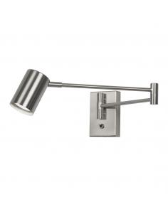 ROMEO METAL NICKEL SAT WALL LIGHT 1 X 50W GU10