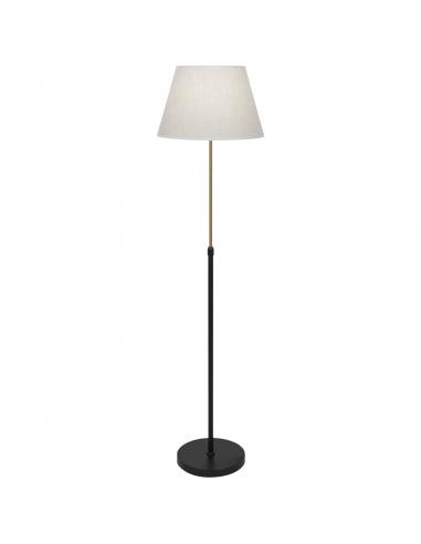PIE SALON KENDAL NEGRO-LATÓN 1 X 60W E-27