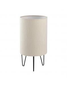 BEIGE FABRIC POLO TABLE LAMP