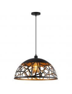 COLGANTE SITO NEGRO/ORO 1 X 60W E-27