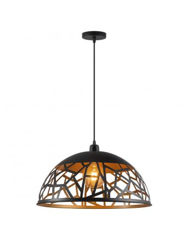 COLGANTE SITO NEGRO/ORO 1 X 60W E-27