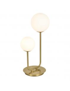 2L COSMIC BRASS TABLE LAMP 2 X 28W G-9