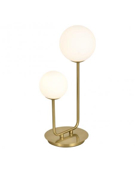 2L COSMIC BRASS TABLE LAMP 2 X 28W G-9