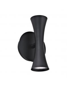 ALDA WALL LAMP BLACK 2 X 50W GU-10