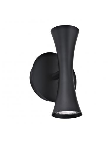 ALDA WALL LAMP BLACK 2 X 50W GU-10