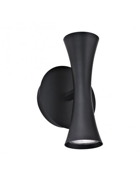ALDA WALL LAMP BLACK 2 X 50W GU-10