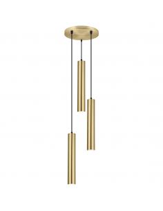 3L. ANTIA BRASS PENDANT 3 X 40W E-14
