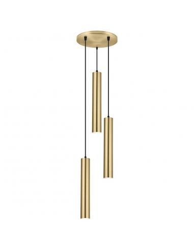 3L. ANTIA BRASS PENDANT 3 X 40W E-14