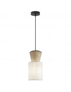 COLGANTE 1L AOSTA LINO TOSTADO 1 X 60W E-27