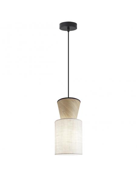 COLGANTE 1L AOSTA LINO TOSTADO 1 X 60W E-27