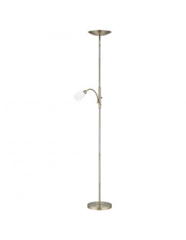 PIE SALON ATOS CUERO LED 18W 4000K + 1 X 40W E-14