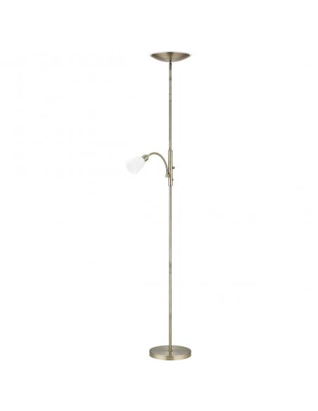 PIE SALON ATOS CUERO LED 18W 4000K + 1 X 40W E-14