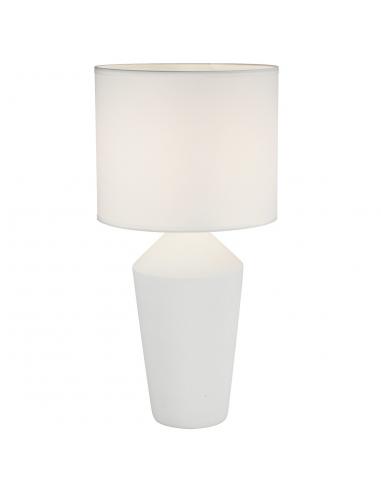 BARRON WHITE TABLE LAMP 1 X 60W E-27