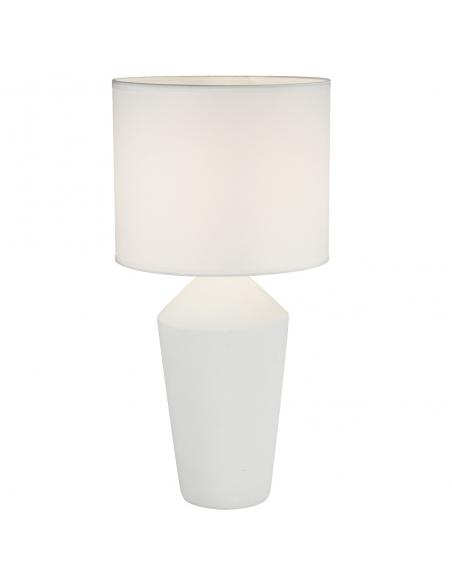 BARRON WHITE TABLE LAMP 1 X 60W E-27