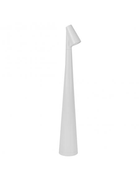 BELIZE WHITE LED TABLE LAMP - RECHARGEABLE BATTERY