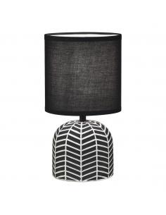 DARREN BLACK/WHITE TABLE LAMP 1 X 40W E-14