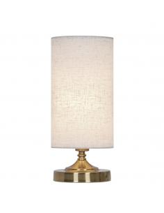 FICA LEATHER TABLE LAMP 1 X 40W E-14