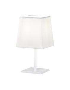 FOX WHITE TABLE LAMP 1 X 40W E-14