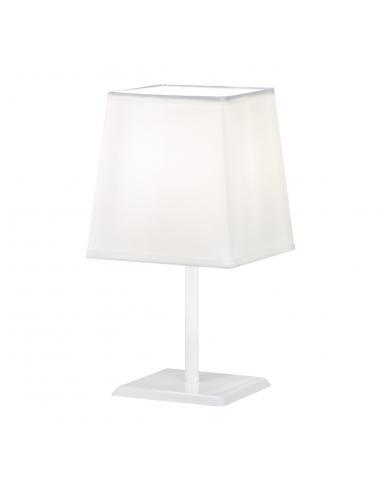 FOX WHITE TABLE LAMP 1 X 40W E-14