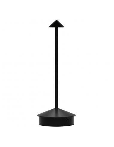 GRAM BLACK LED TABLE LAMP 3W - RECHARGEABLE BATTERY
