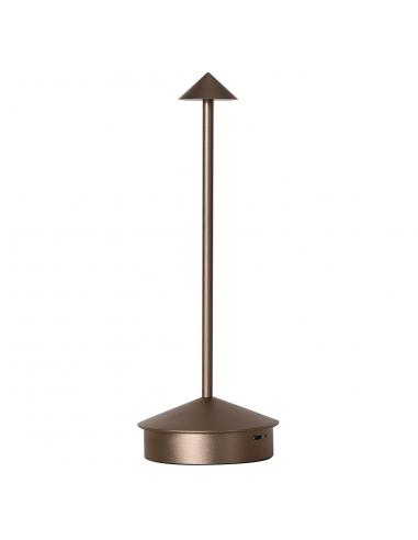 GRAM TOPO METALLIC LED TABLE LAMP 3W - RECHARGEABLE BATTERY