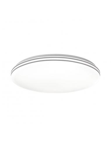 INDRA SILVER 40CM LED CEILING LIGHT 48W 3000/4000/6000K