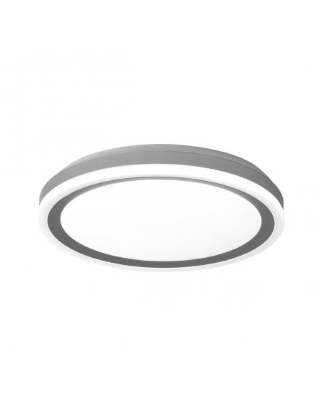 KAI SILVER 40CM LED CEILING LIGHT 48W 3000/4000/6000K
