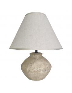 LARRY BEIGE STONE TABLE LAMP 1 X 40W E-14
