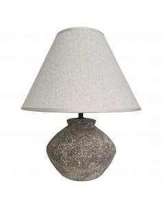 LARRY STONE GRAY TABLE LAMP 1 X 40W E-14