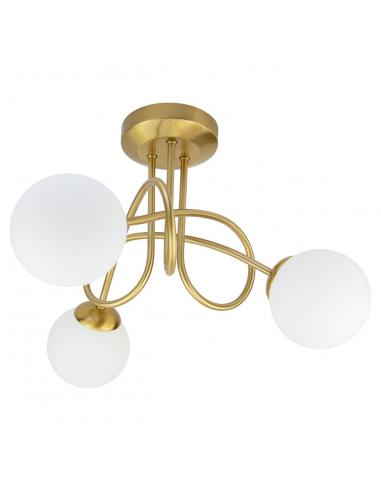 3L MIGOS BRASS CEILING LIGHT 3 X 28 G-9