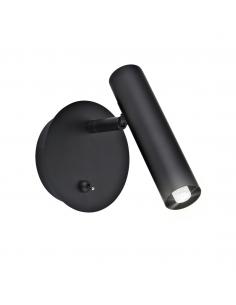 OSMA BLACK WALL LIGHT 1 X 28W G-9