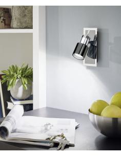 EGLO 30832 - DAVIDA 1 Lámpara de Salón en Acero nickel-negro 2