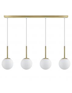 4L.PORTILE BRASS-OPAL STRIP 4 X 40W E-14