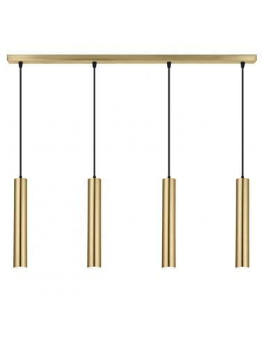 4L ANTIA BRASS STRIP 4 X 40W GU-10