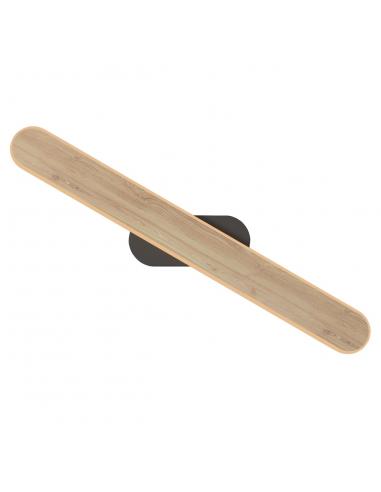 RINO BLACK-WOOD LED WALL LIGHT 15W 3000K
