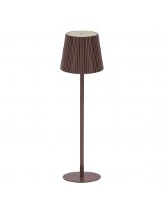 SUNSET BROWN LED 5W TABLE-STAND - RECHARGEABLE BATTERY