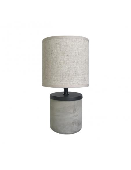 TIROL CEMENT TABLE LAMP GRAY 1 X 40W E-14