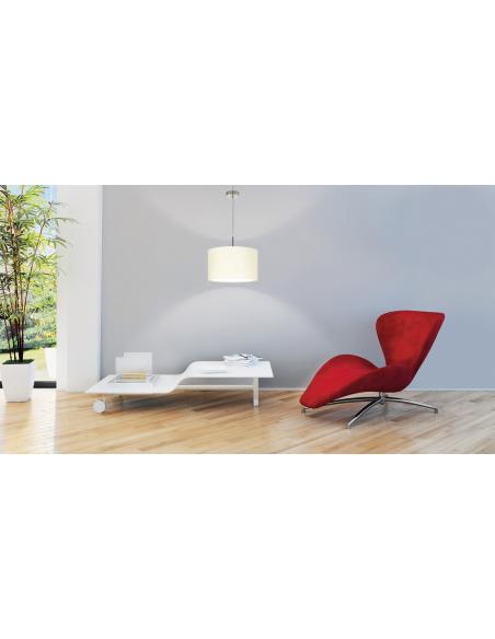 EGLO 31571 - PASTERI Pendant lamp in Steel and Textile