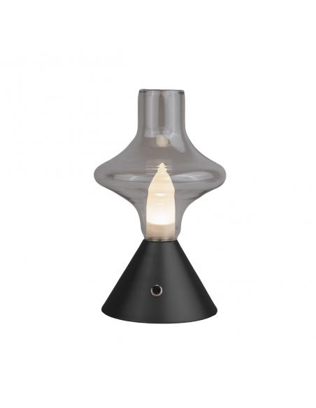 ABEL BLACK LED 2W TABLE LAMP - RECHARGEABLE BATTERY