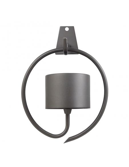 BOLANO TITANIUM LED SOLAR WALL LIGHT 5W 3000-4000-6500K