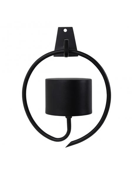 BOLANO BLACK LED SOLAR WALL LIGHT 5W 3000-4000-6500K