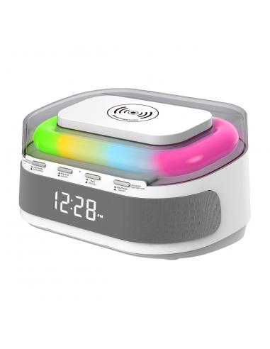 BOLT WHITE RGB LED TABLE LAMP - RECHARGEABLE BATTERY.