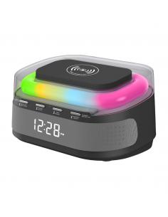 BOLT BLACK RGB LED TABLE LAMP - RECHARGEABLE BATTERY.