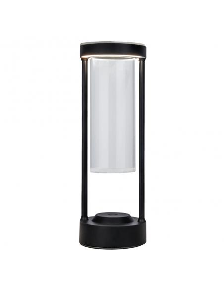 HAVANA BLACK LED TABLE LAMP 2W - RECHARGEABLE BATTERY