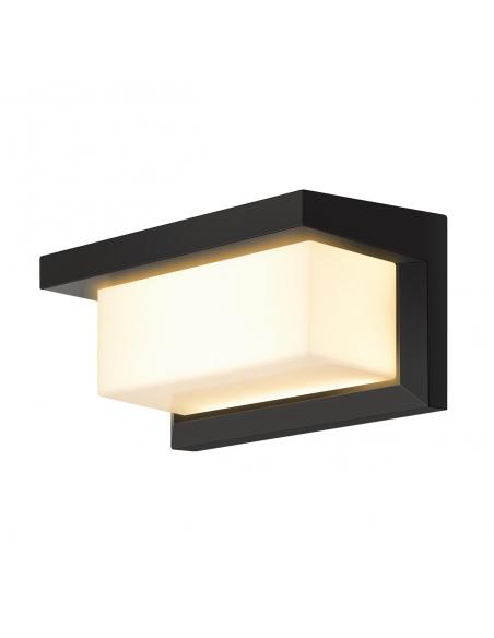 LAMAR OUTDOOR WALL LIGHT BLACK LED 12W 3000K - IP65