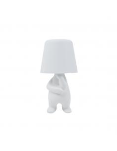 LENOX WHITE LED TABLE LAMP - RECHARGEABLE BATTERY